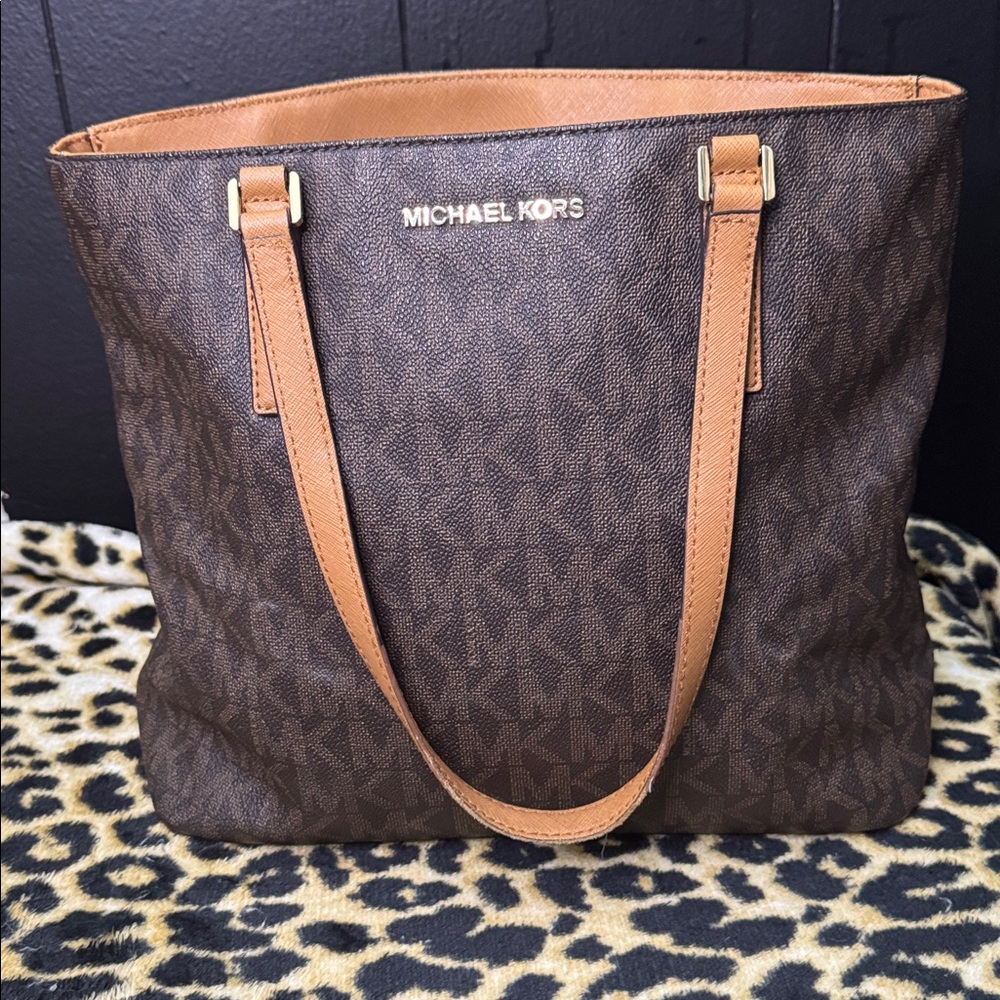 Michael Kors Brown and Tan Women's Bag